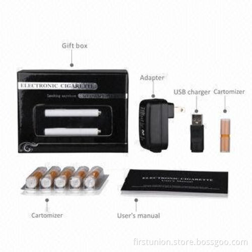 E-cigarette Atomizers with 0.85mL E-liquid, Can Last for 250 Puffs and 180mAh Battery Capacity